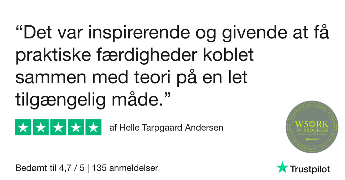 Trustpilot Review - Helle Tarpgaard Andersen